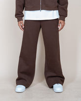 EPTM - PERFECT BAGGY FLEECE PANTS BROWN