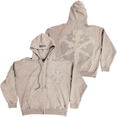 HUDSON- STUDDED FLEECE OVERSIZED HOODY SAIL