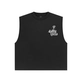 SAINT HILLS - AFTERLIFE CUT SLEEVE T-SHIRT BLACK