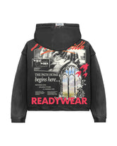 FREE REFILLS- REHAB HOODIE BLACK