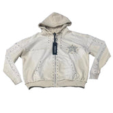 HUDSON- STAR STONES FLEECE OVERSIZED HOODY SAIL