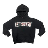 CONCEPT - "Flowers Hoodie" Black Hoodie