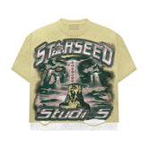 Starseed Studios COSMIC DOWNLOAD DOUBLE LAYER TEE