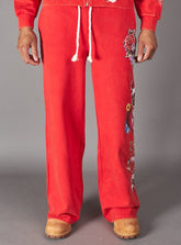Politics Sweatpant - Joron - Jujube Red
