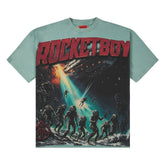 Rocket Boy More Tee (Aqua)