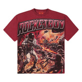 Rocket Boy 1 Man Army Tee (Burgundy)
