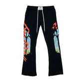 FREE REFILLS- REHAB FLARE SWEATPANTS BLACK