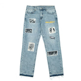 FREE REFILLS- PATCHWORK DENIM BLUE WASH