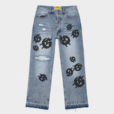 GODSPEED Scattered GS Logo Denim (Blue Wash)