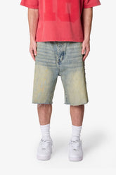 MNML - Baggy Mojave Denim Shorts - Blue