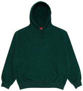 Supreme Satin Applique Hooded Sweatshirt (FW24) Dark Green (CJ)