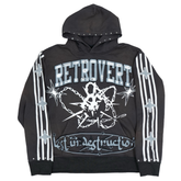 RETROVERT - DESTRUCTION HOODIE GREY