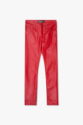 VALABASAS - "JEDI" RED SKINNY/STACKED FLARE JEAN