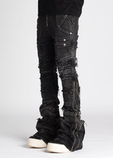 GUAPI - Iron Grey Distressed Denim