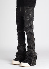 GUAPI - Iron Grey Distressed Denim