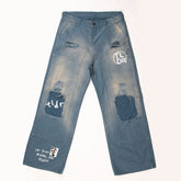 TLDR - Sun Washed Carpenter Denim - BLUE