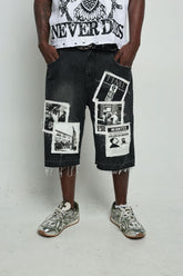 FRATERNAL - BLACK WATTBA JORTS