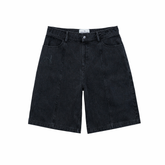 APPT - AURA SHORTS - BLACK DENIM SHORTS