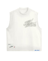 FREE REFILLS- SERVICE CUT OFF - OFF WHITE
