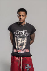 KRAZY AMBITIONS - Krazy Cut Off Tee