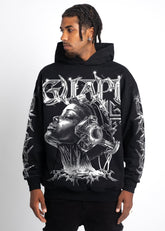 GUAPI - Obsidian Black Cyborg Hoodie