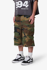 MNML - Ultra Baggy Cargo Shorts - Camo