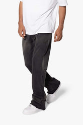 MNML - Faded Bootcut Sweatpants - Washed Black