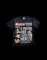 RICHEEZA - U Posted, I Ghosted" Short Sleeve Tee