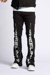 PHEELINGS - METAMORPHOSIS" DENIM PANT - BLACK