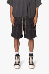 MNML - Rave Double Cargo Shorts - Black
