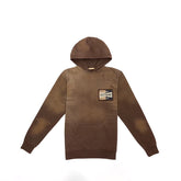 OCTANE SPARK PLUG PULLOVER HOODIE(WASHED BROWN)