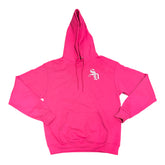 Stay Dangerous Hoodie Pink/White