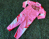Trap Goin Off Racer Suit Pink