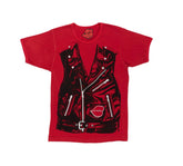 LaRopa - RED BIKER VEST RINGER TEE