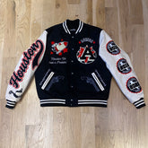 AGENDA VARSITY JACKET - BLACK