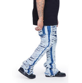 VALABASAS - "RAVAGED" DENIM STACKED - INDIGO