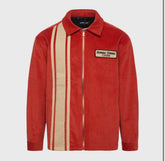 HOMME FEMME - Corduroy Crew Jacket Red