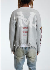 LIFTED ANCHORS - HONORS" CARDIGAN - GREY