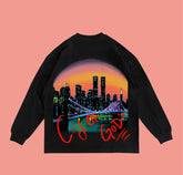 INDORE - CITY OF GOD LONG - SLEEVE SHIRT - BLACK