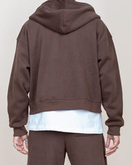 EPTM - PERFECT ZIP UP HOODIE BROWN