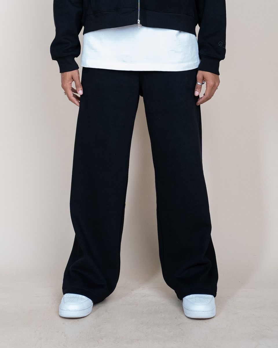 EPTM - PERFECT BAGGY FLEECE PANTS BLACK