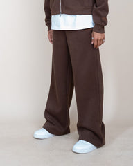 EPTM - PERFECT BAGGY FLEECE PANTS BROWN