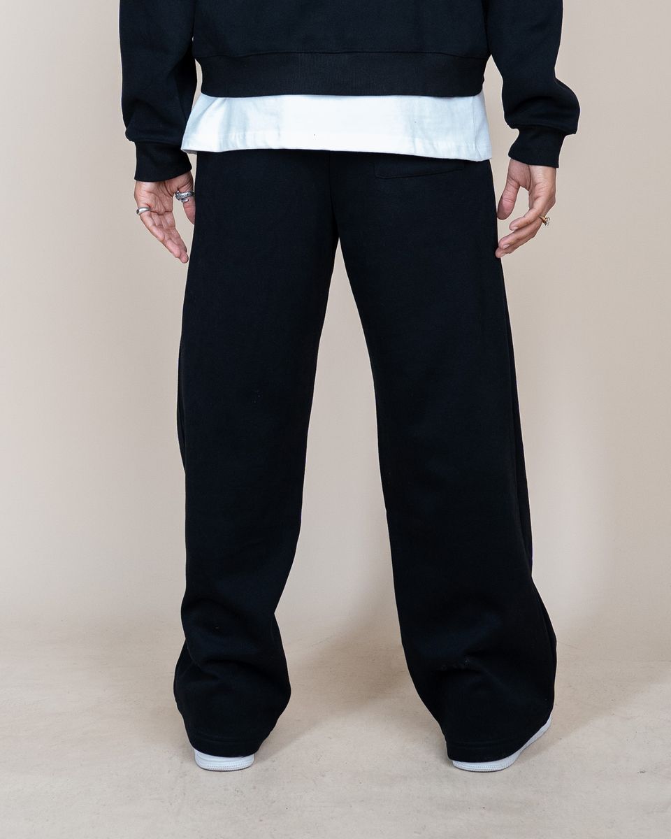 EPTM - PERFECT BAGGY FLEECE PANTS BLACK