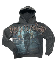 CONCEPT - "Doomsday" Black Wash Hoodie