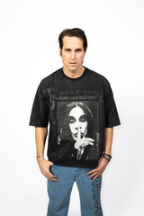 tru3 Ozzy tee acid wash black