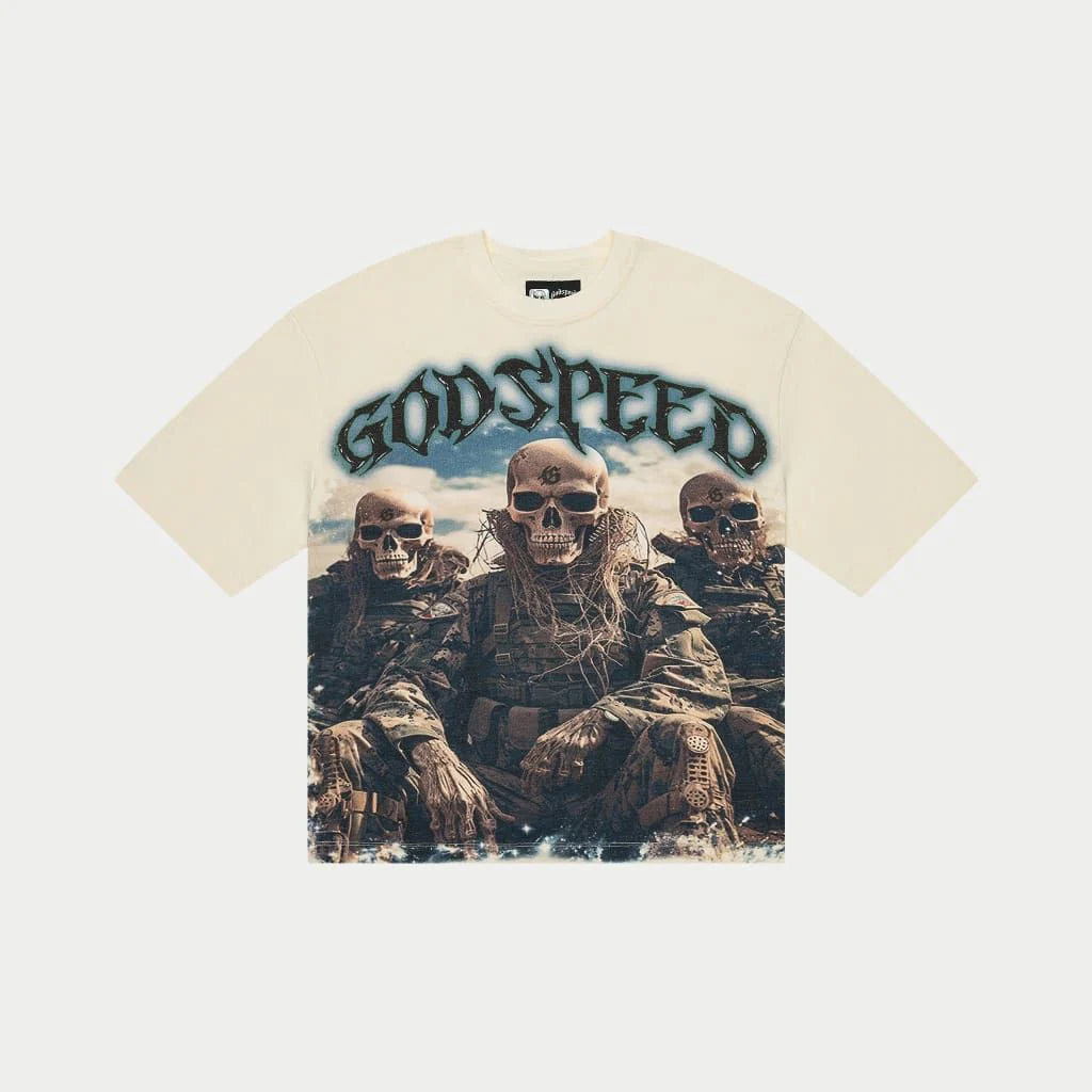 GODSPEED - Squadron T-Shirt Bone Wash