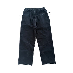 FAITH & FIGURES- Views Oversized Cargo Black Pants