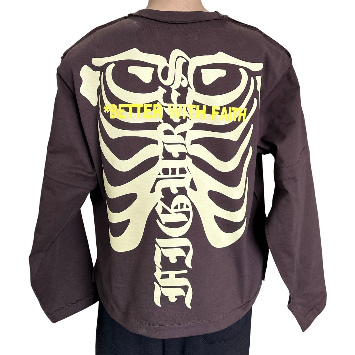 FAITH & FIGURES- Pray For Me Chocolate LS