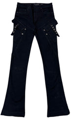 WAIMEA- Stacked Denim JET BLACK