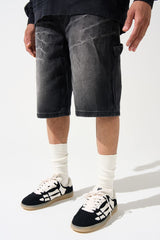 SERENEDE -RAIJIN Denim Shorts Faded Black